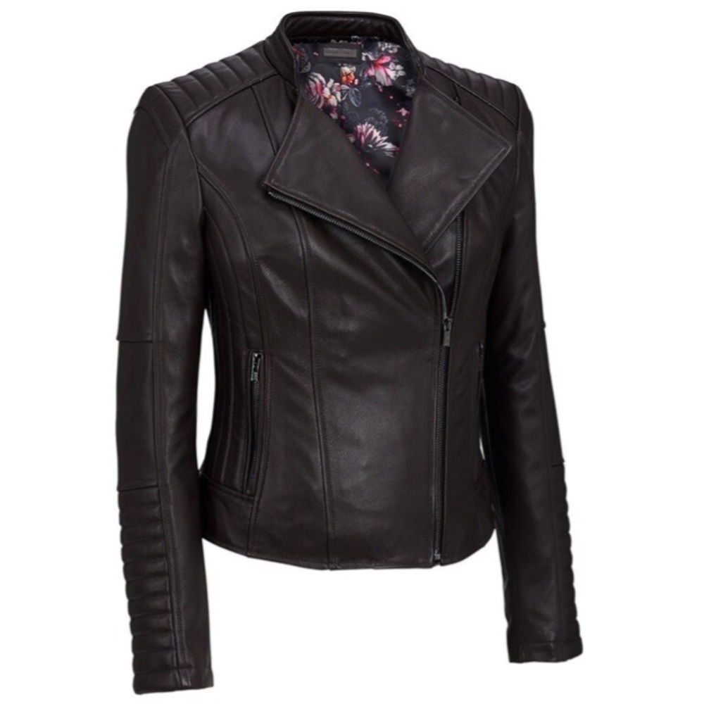 ✨⚡️FLASH SALE✨⚡️ NWT BLACK LEATHER MOTO JACKET