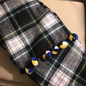 New with tags! J. Crew Pom scarf