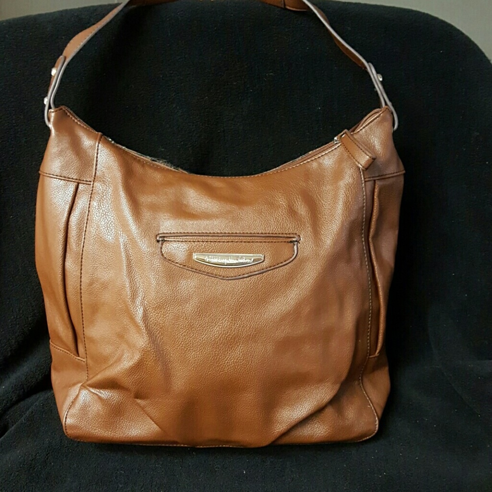 Kathy Van Zeeland Brown with black spotted accent