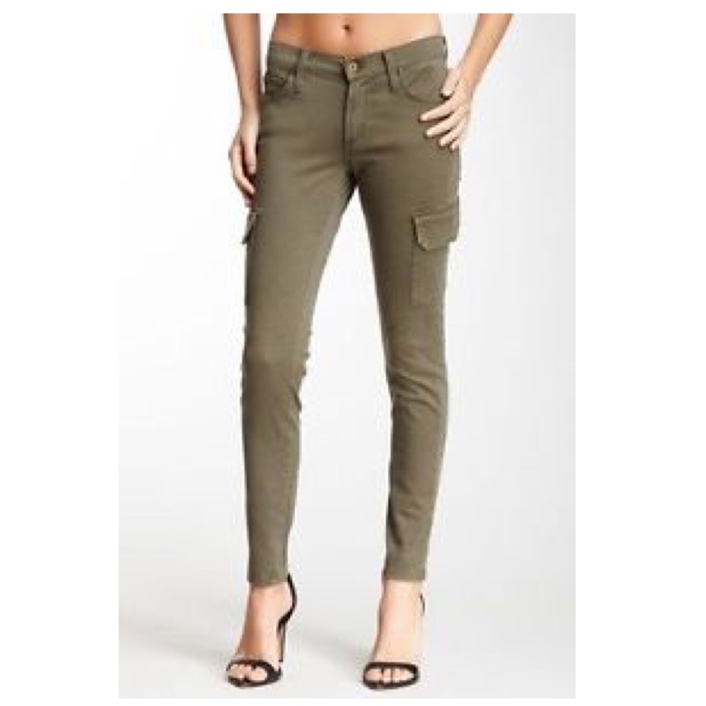 James jeans // twiggy cargo / olive green