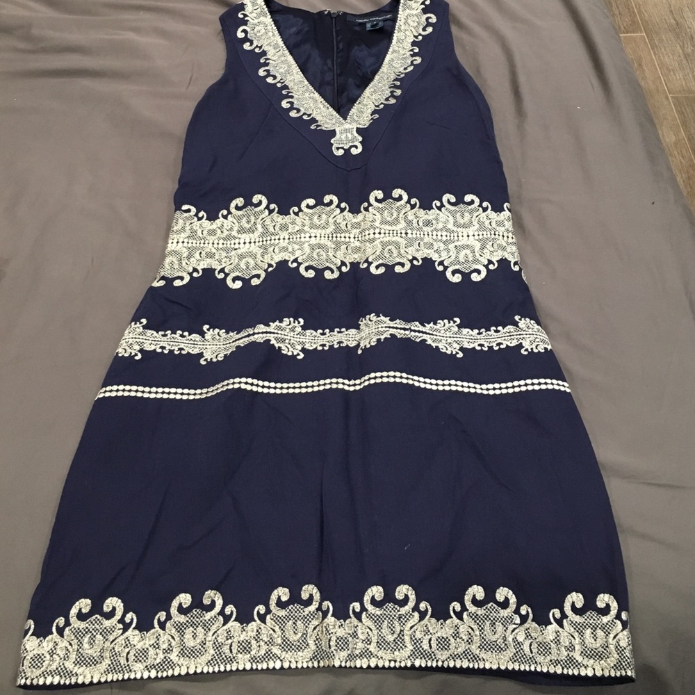 French Connection navy blue dress