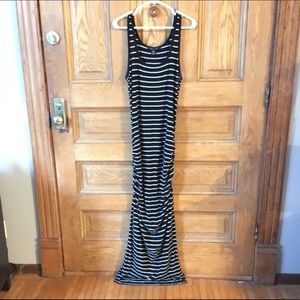 *SALE* VS Ruched Long Maxi Tee Dress