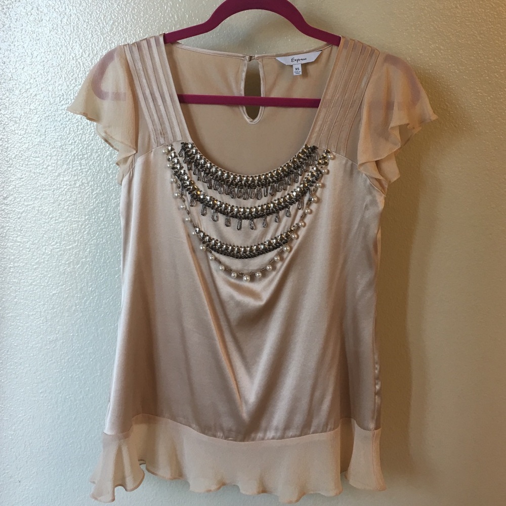 Express embellished top