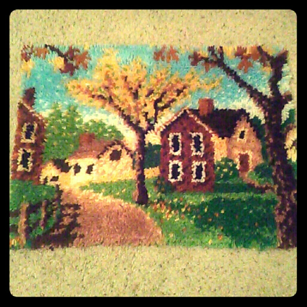 Country Cottages Rug