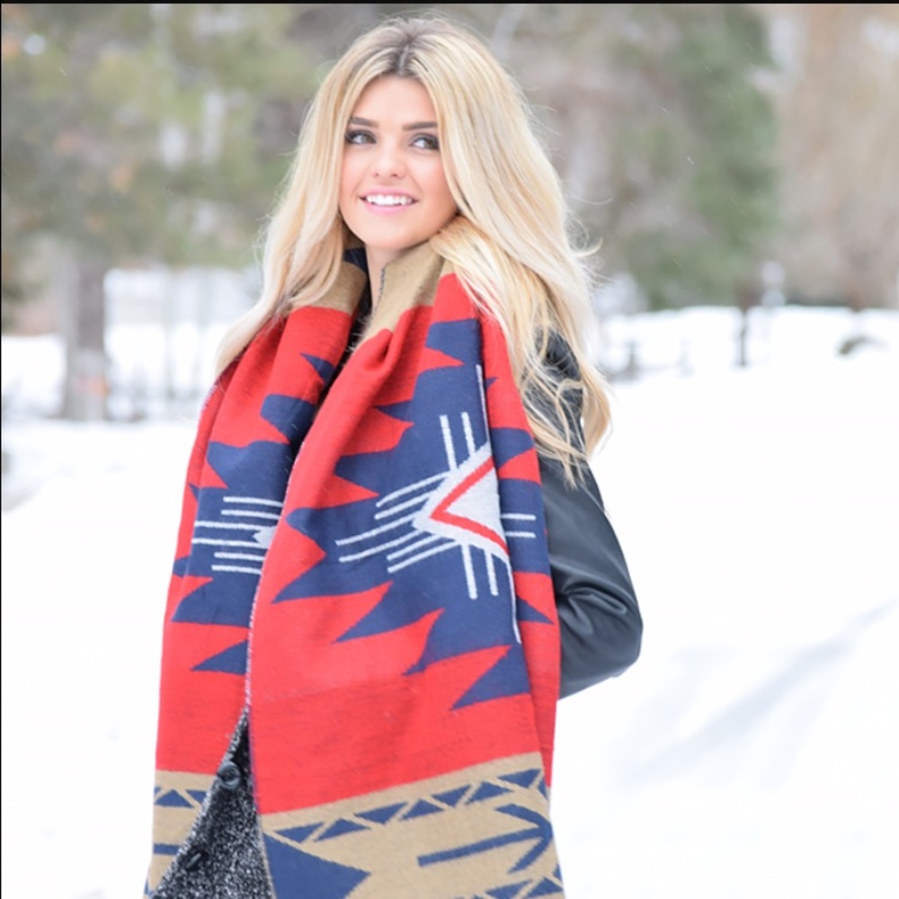 Large Southwest Blanket Scarf