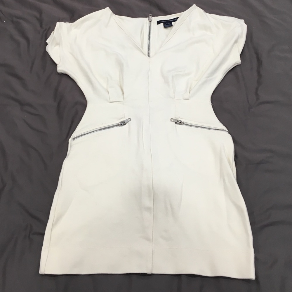 French Connection white mini dress