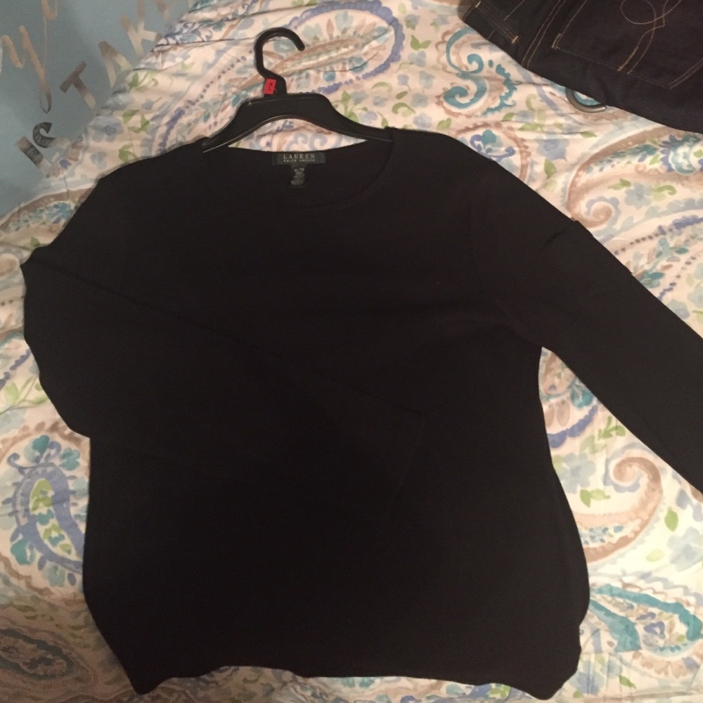 Black Long sleeve tshirt  by Lauren