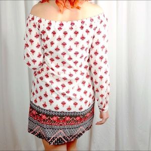 Dresses - Off the Shoulder Boho Dress Dresses - Off the Shoulder Boho Dress