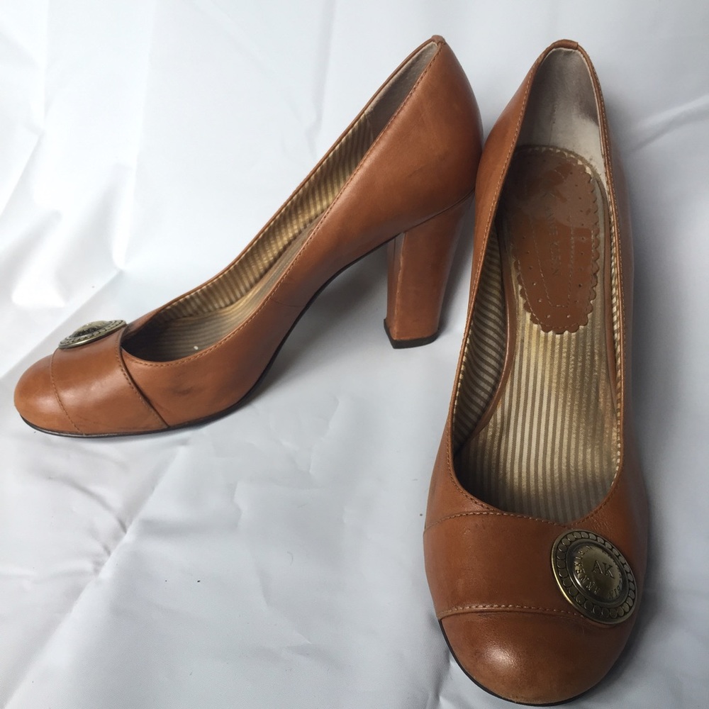 Ann Klein Leather Heels