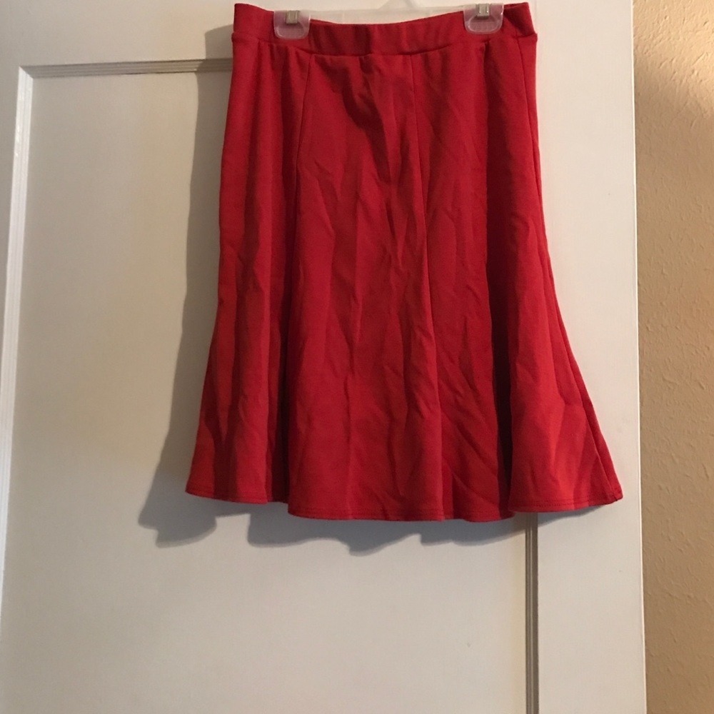 Orange skirt