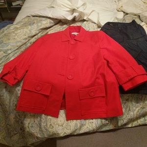 Red swing jacket