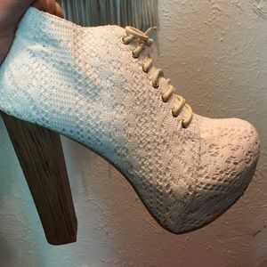 White booties