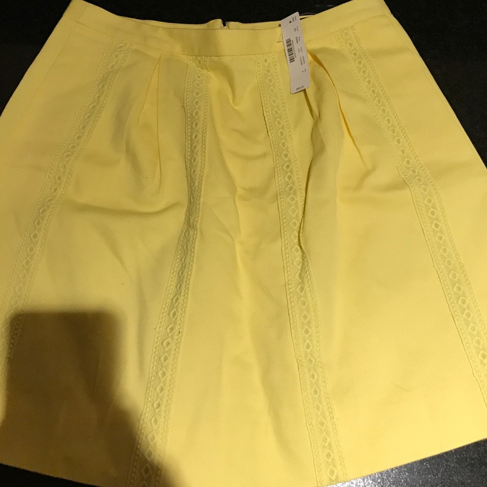 Brand new J. Crew yellow skirt - cute!