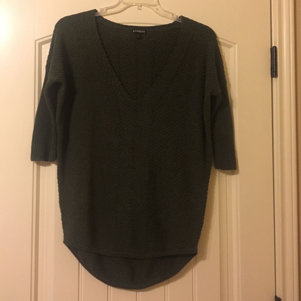 Dark green Express top