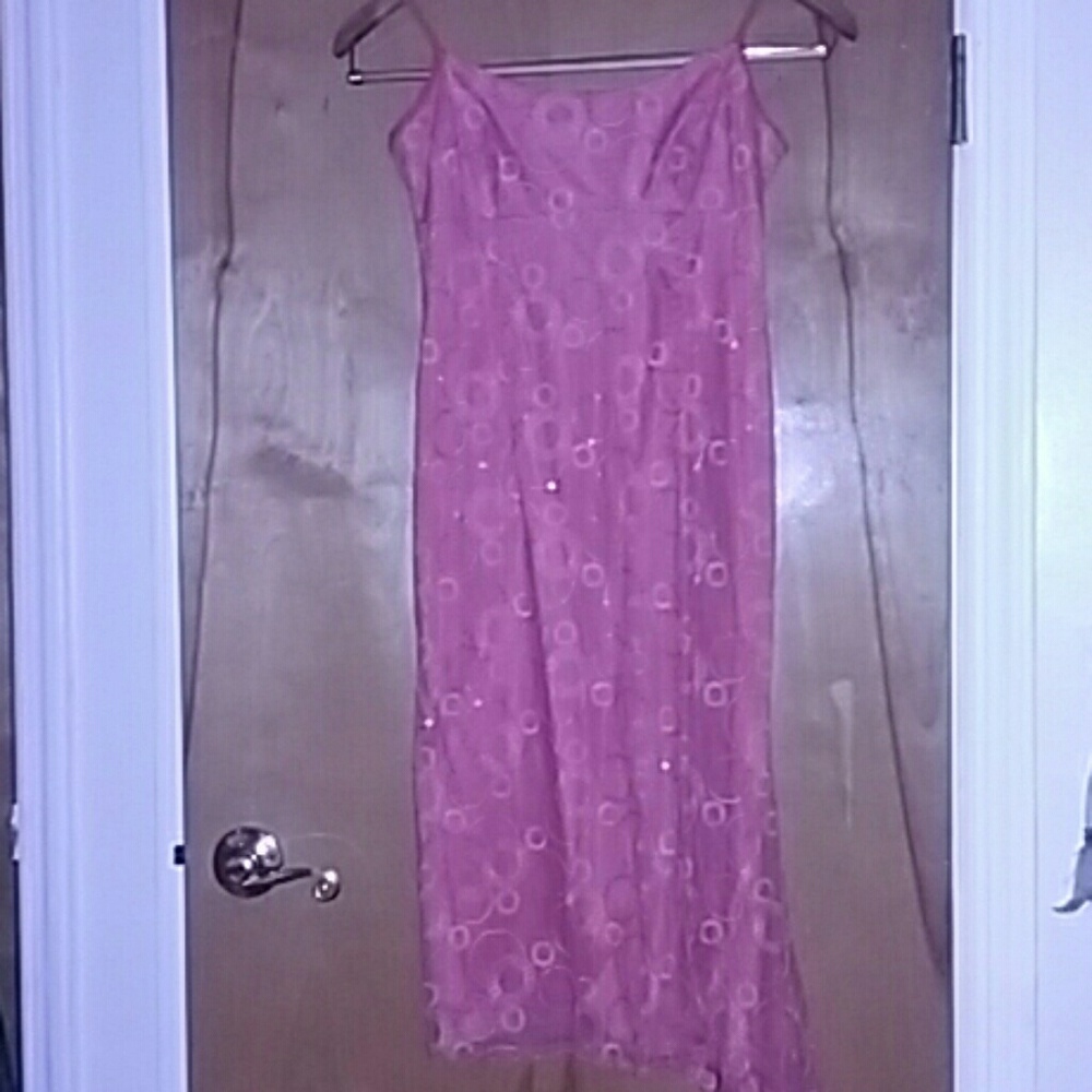 Orange sequined Nanette Lepore dress sz 2