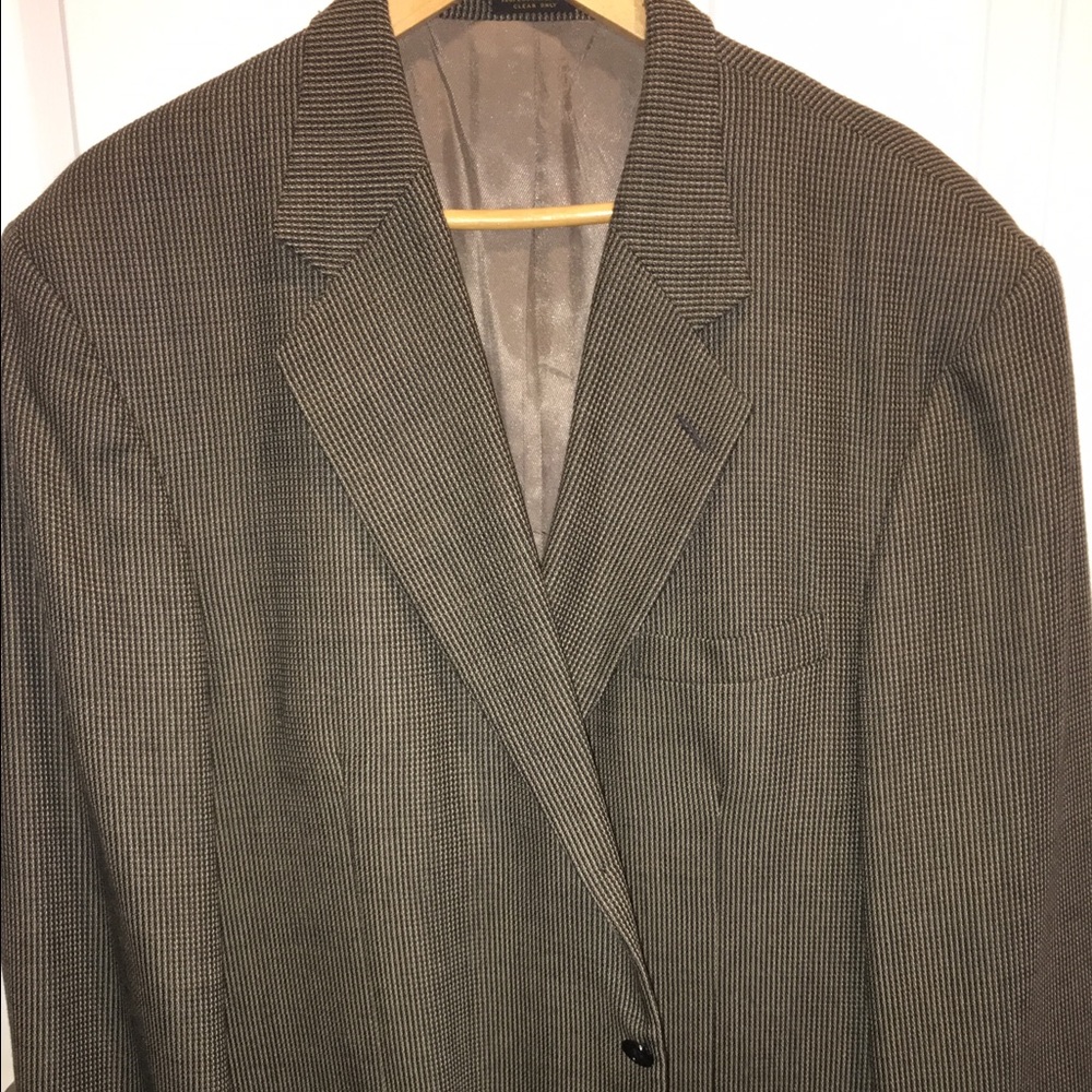 Oscar De La Renta Brown sports blazer non smoking