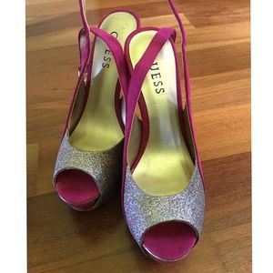 NWOT GUESS platform heels