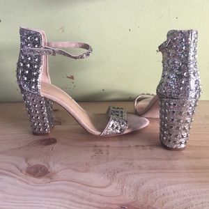 Glittery Strappy Zara Heels