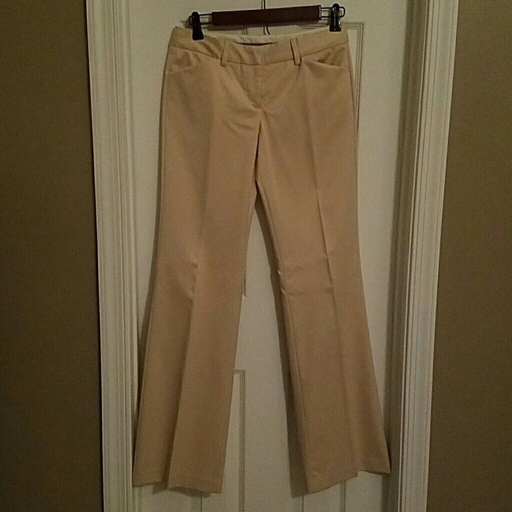 Express Cream Editor Pant. Size 0.