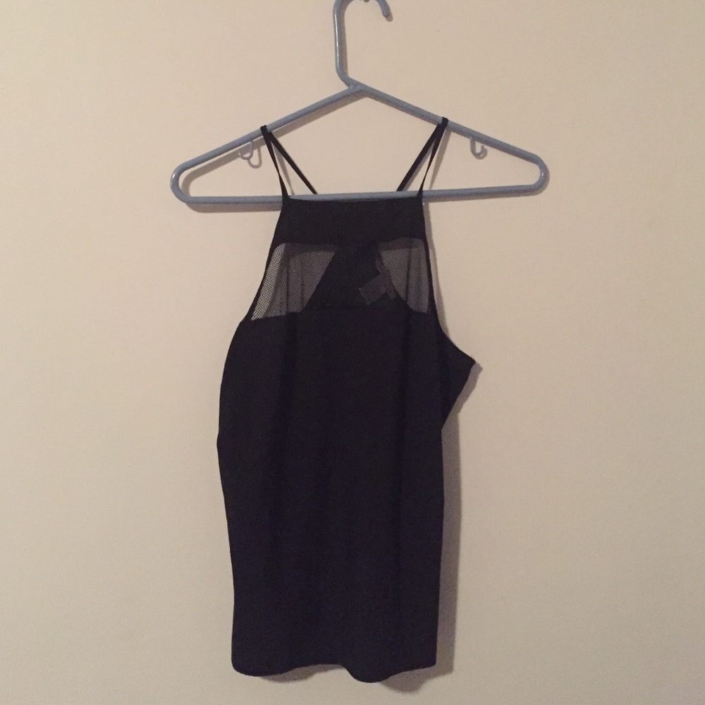 Black mesh tank