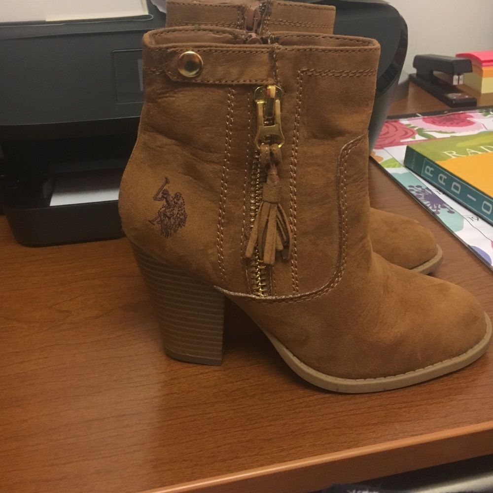 Tan boots