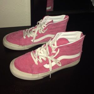 Pink Vans shoes