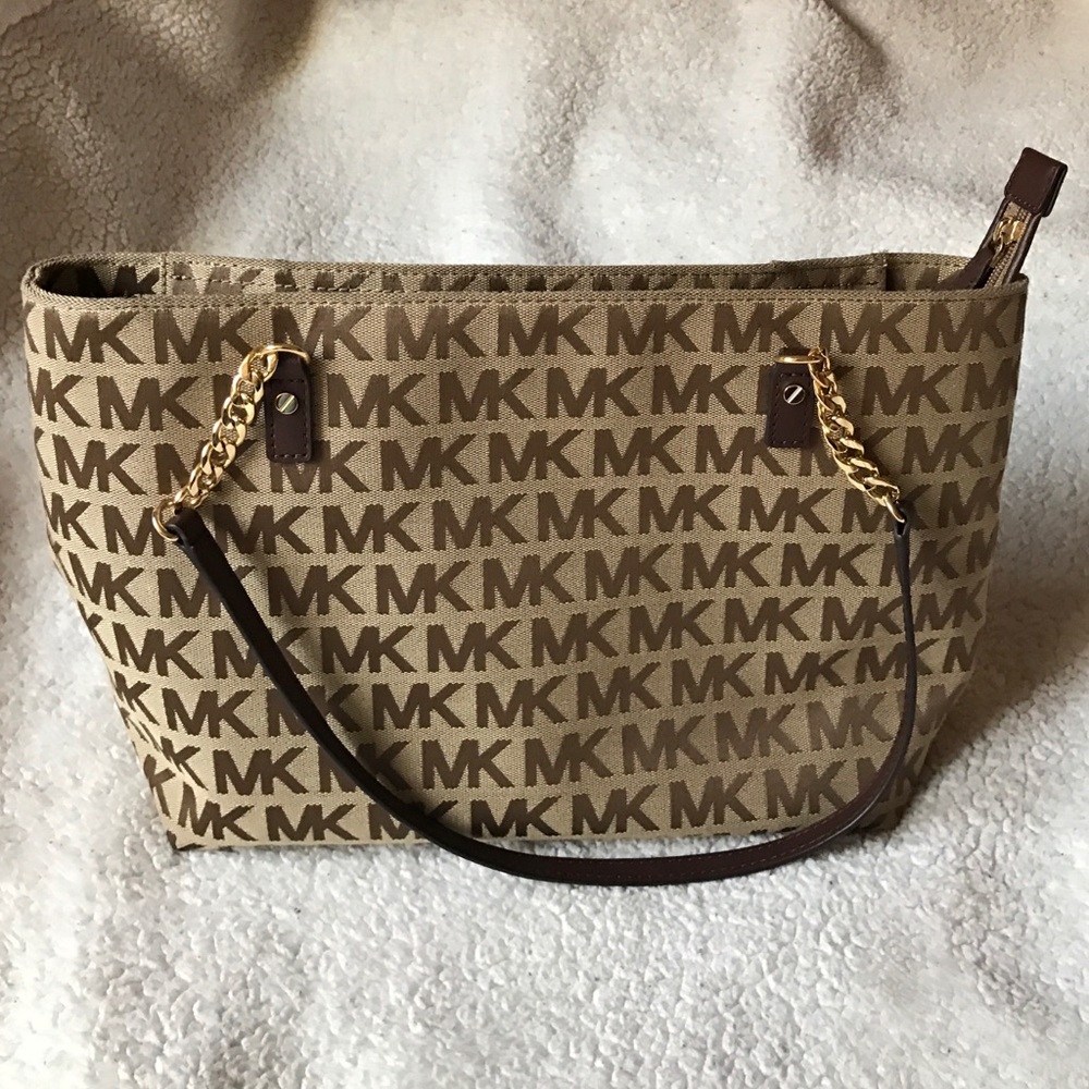Real MK chain tote