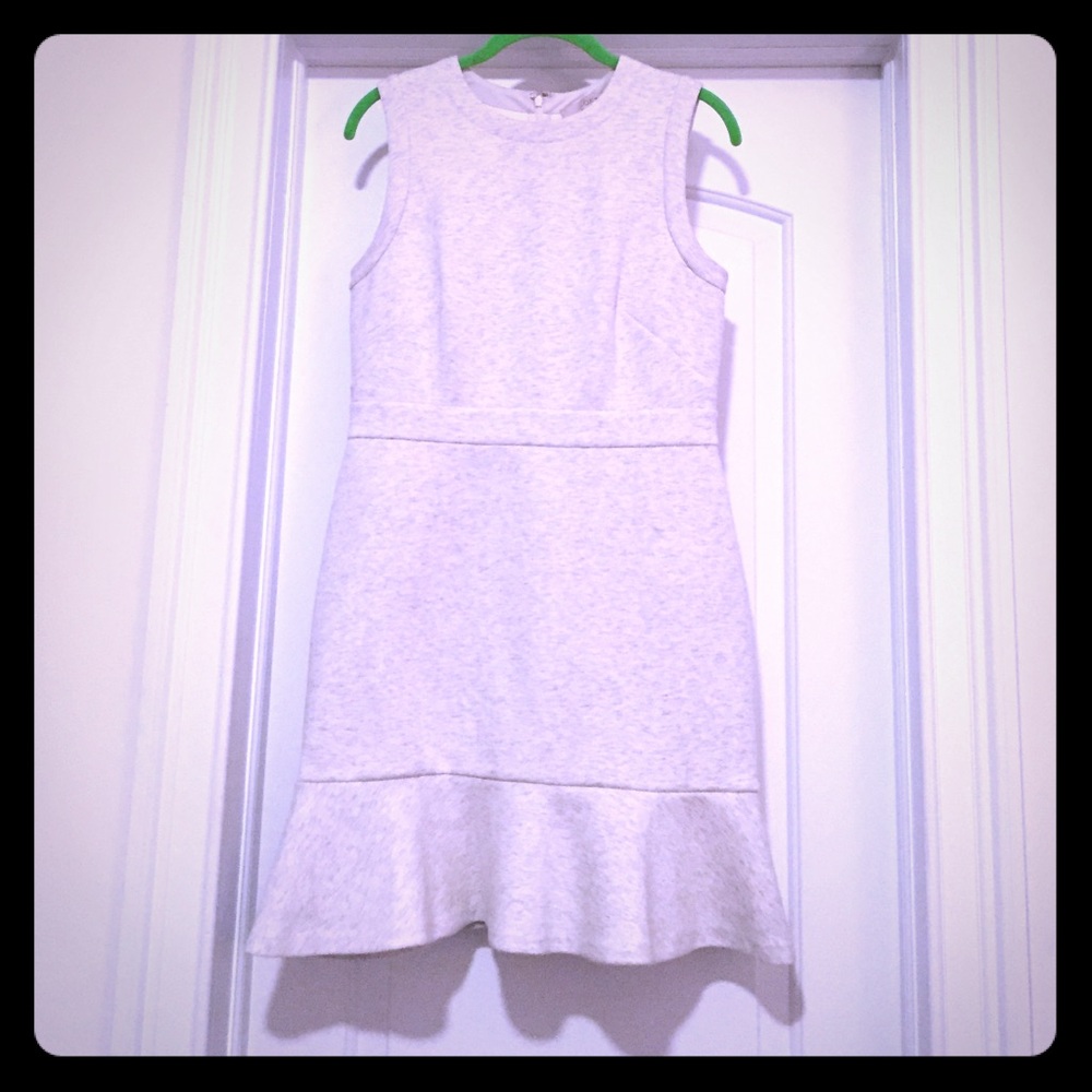 Cream neoprene dress