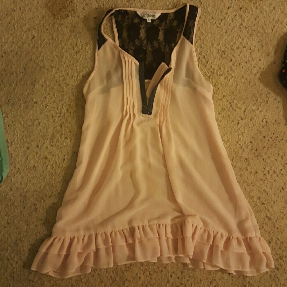 Sheer long shirt
