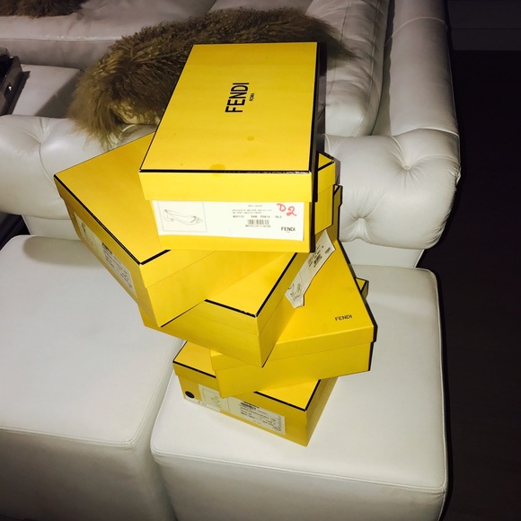 authentic fendi shoe box