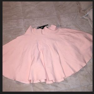 Light pink skater skirt