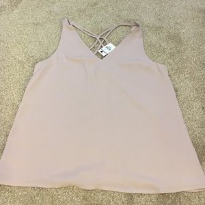 NWT XS Express pale pink tank