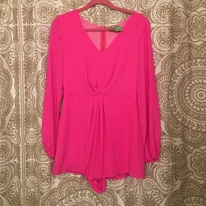 Hot Pink Romper
