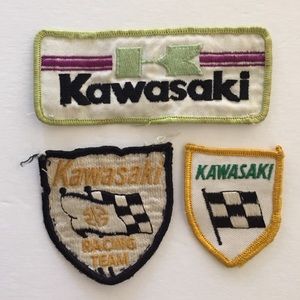 Vintage KAWASAKI patches