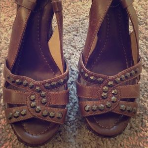 Frye Platform Sandals 10