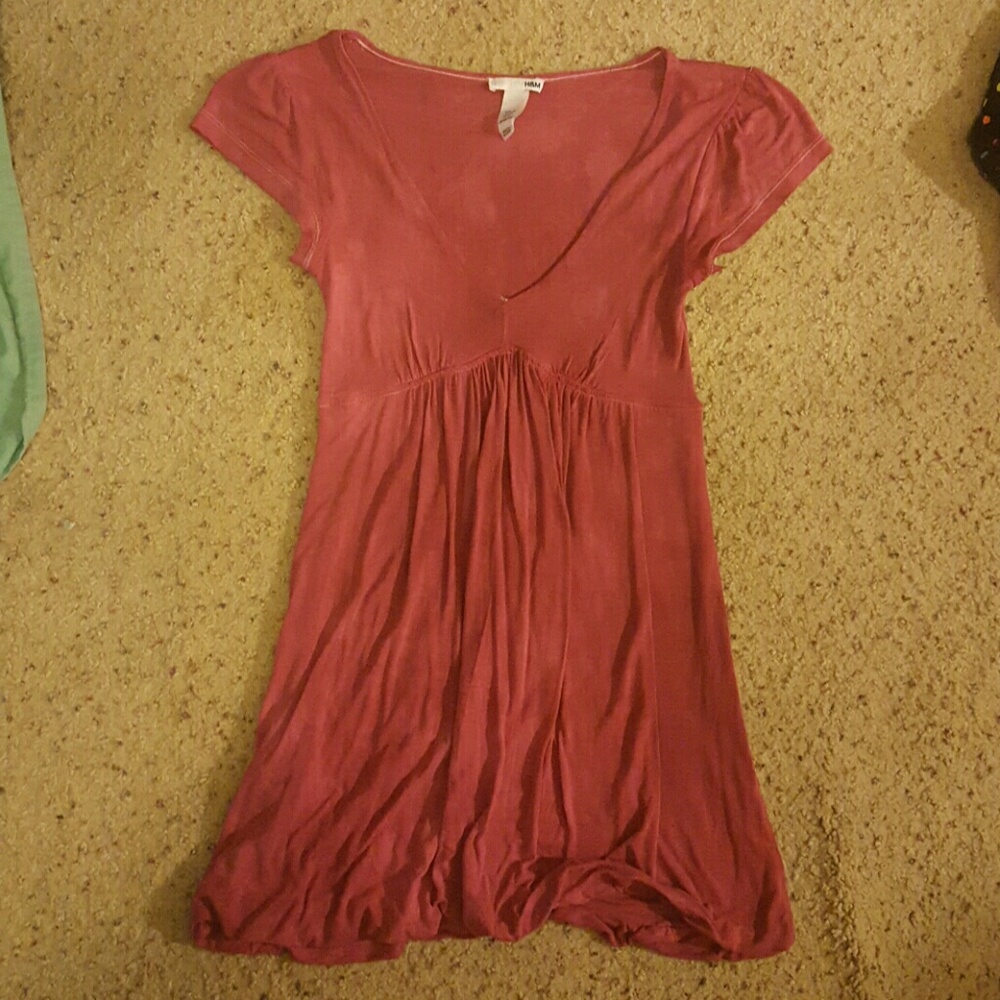 Pink longer shirt