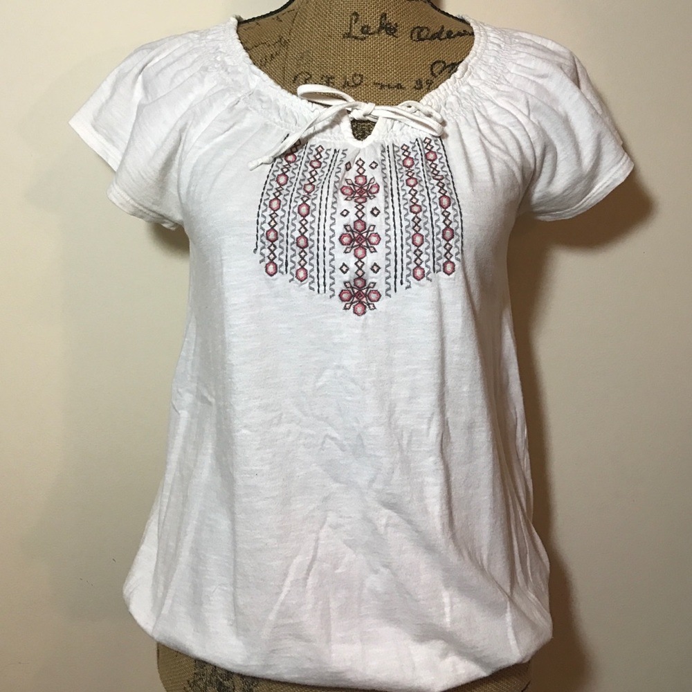 !top with embroidered detail