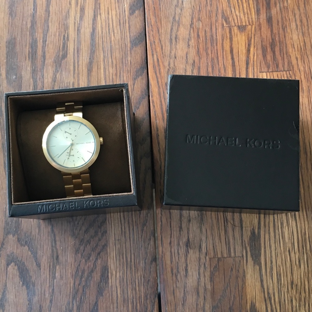 Michael Kors Women's Garner Gold-Tone Watch