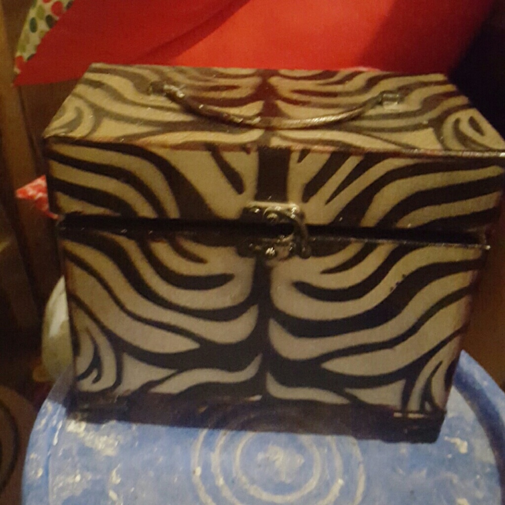 Cute zebra storage box