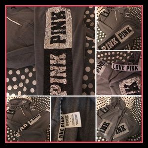 Like new Pink sequins black and silver