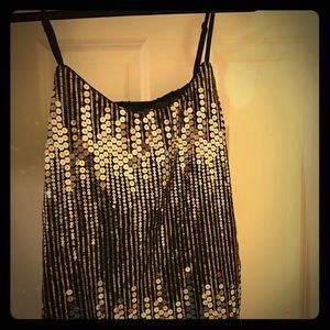 Gorgeous Gold Sequin Top