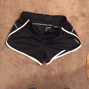 Reebok black running shorts M