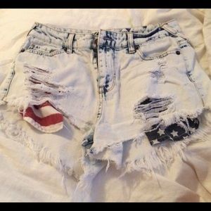 Size 2 high waisted shorts!