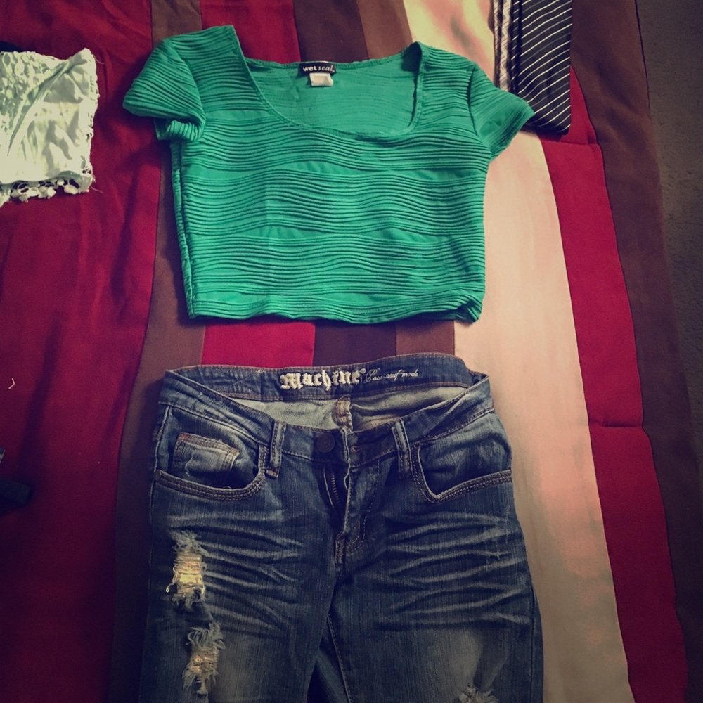 Crop top for st parttys day! 🍀