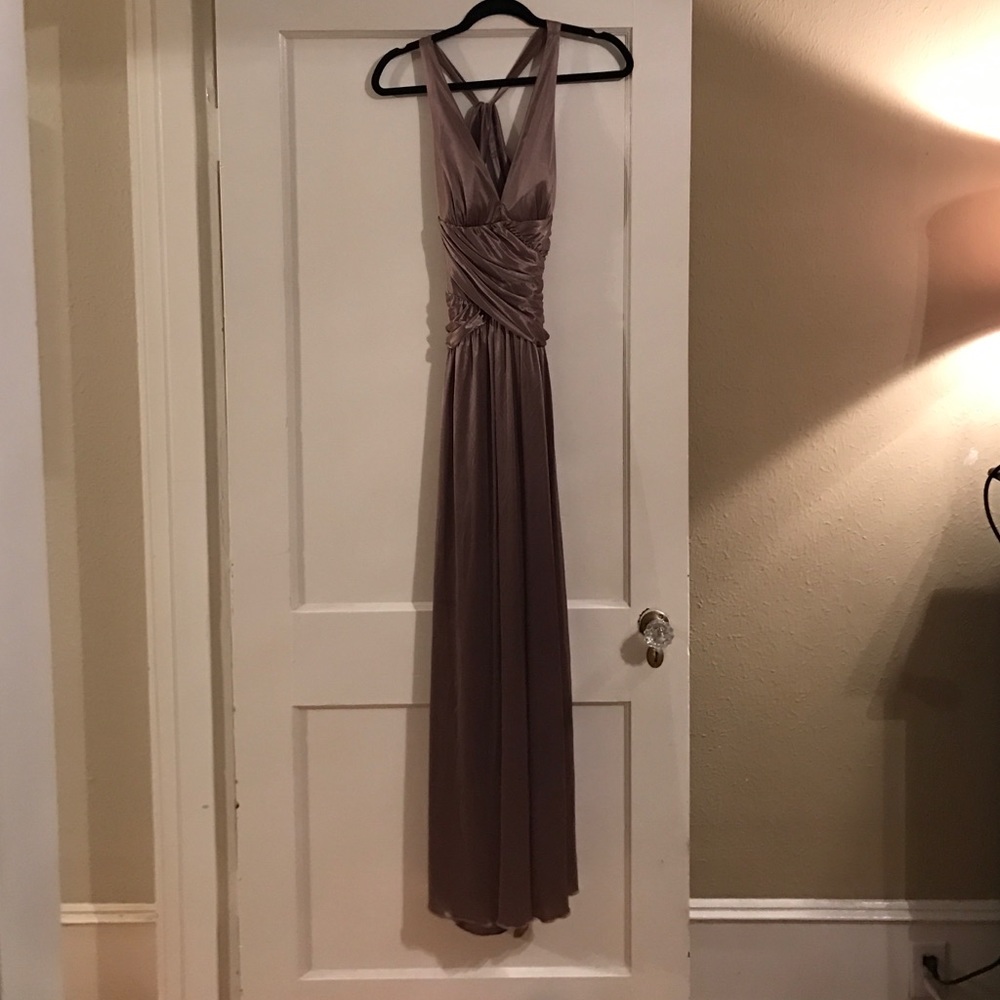 Bronze formal dress