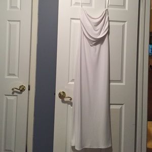 Simple White BCBG Max Azria gown