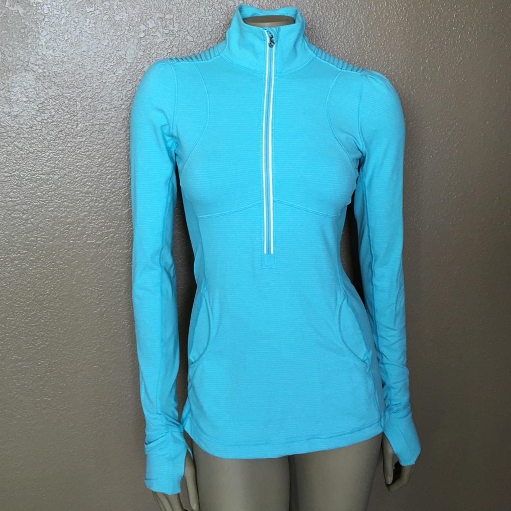 Lululemon star runner 1/2 zip pullover lace