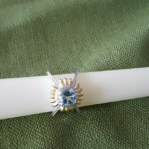 Sky Blue Topaz Ring