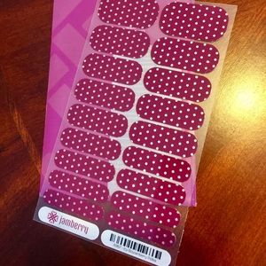 Jamberry Nail Wraps "Icy Boysenberry Polka"