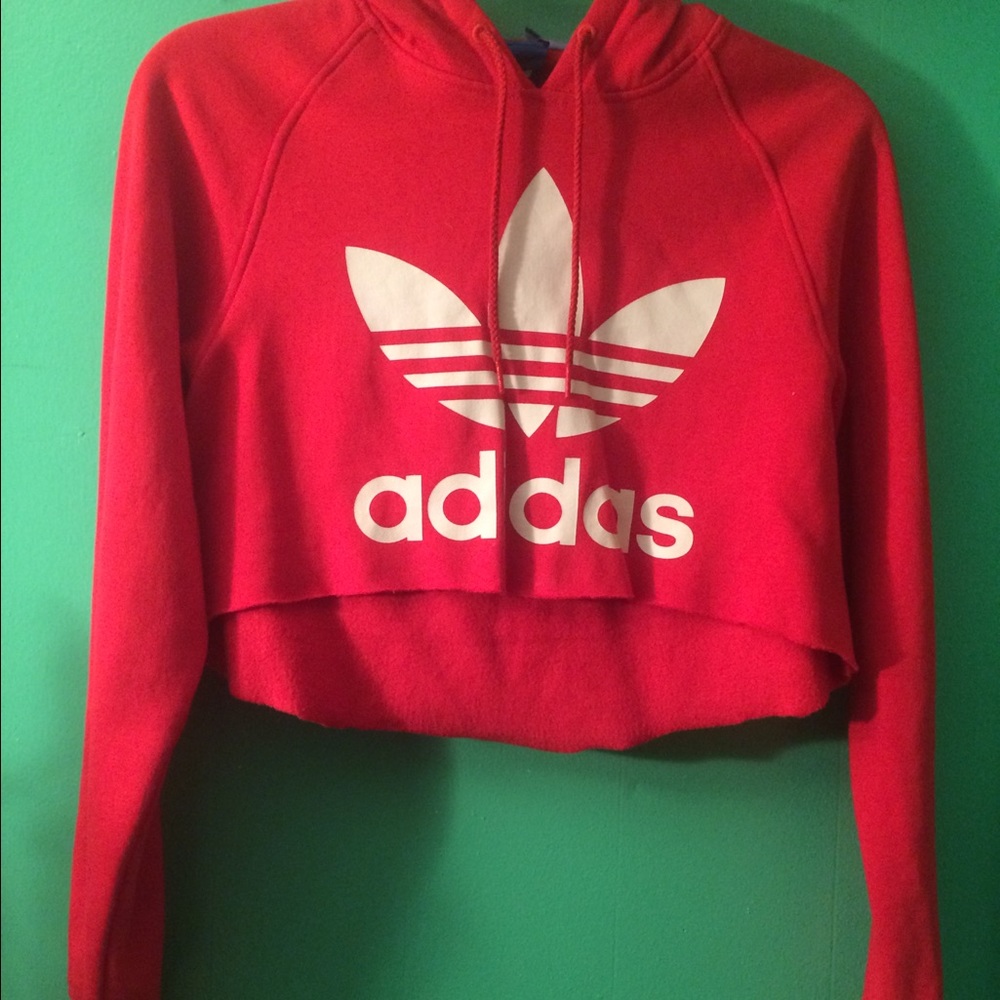 Cropped adidas sweatshirt